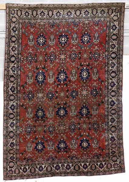 Tappeto Veramin, Persia inizio XX secolo  - Asta Tappeti - Associazione Nazionale - Case d'Asta italiane