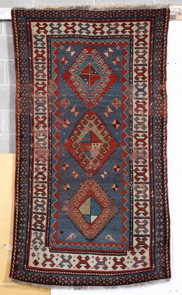 Tapprto Kazak, Caucaso fine XIX secolo  - Asta Tappeti - Associazione Nazionale - Case d'Asta italiane