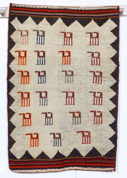 Sofr� Shahsavan, nord ovest Persia inizio XX secolo  - Asta Tappeti - Associazione Nazionale - Case d'Asta italiane