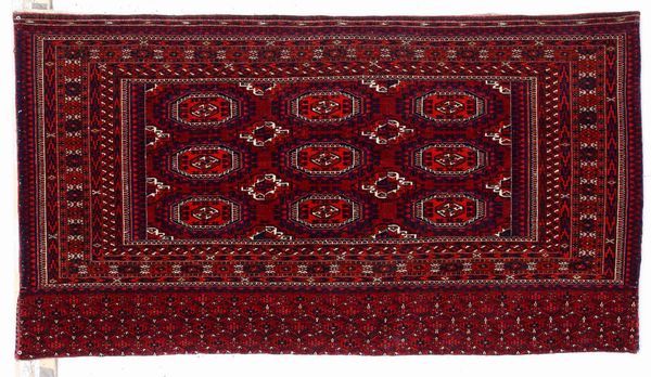 Tchuval Tekke, Turkestan occidentale fine XIX inizio XX secolo  - Asta Tappeti - Associazione Nazionale - Case d'Asta italiane