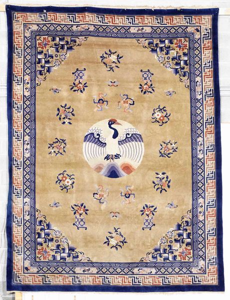 Tappeto Cina, inizio XX secolo  - Asta Tappeti - Associazione Nazionale - Case d'Asta italiane