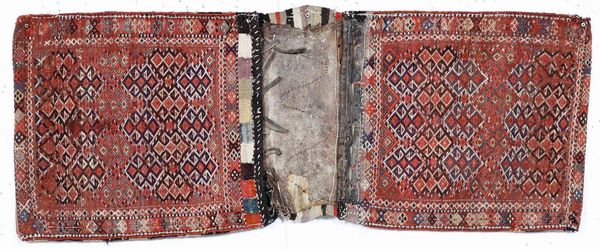 Sacca doppia Shahsavan, notd ovest Persia fine XIX secolo  - Asta Tappeti - Associazione Nazionale - Case d'Asta italiane