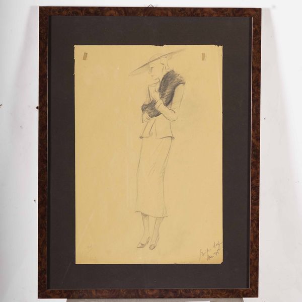 Due schizzi con figure femminili, XX secolo  - Asta Dipinti del XIX e XX secolo | Cambi Time - Associazione Nazionale - Case d'Asta italiane