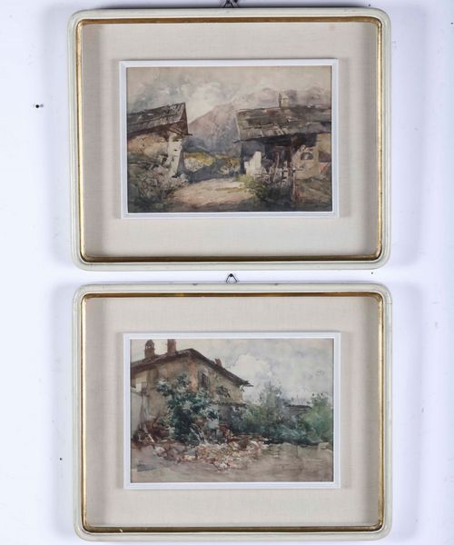 ,Giuseppe Galli : Paesaggi  - Asta Dipinti del XIX e XX secolo | Cambi Time - Associazione Nazionale - Case d'Asta italiane