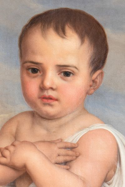 ,Franz Lenbach : Figura di bambino, 1860  - Asta Dipinti del XIX e XX secolo | Cambi Time - Associazione Nazionale - Case d'Asta italiane