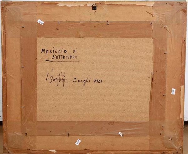 L.Santini Meriggio di settembre  - Asta Dipinti del XIX e XX secolo | Cambi Time - Associazione Nazionale - Case d'Asta italiane
