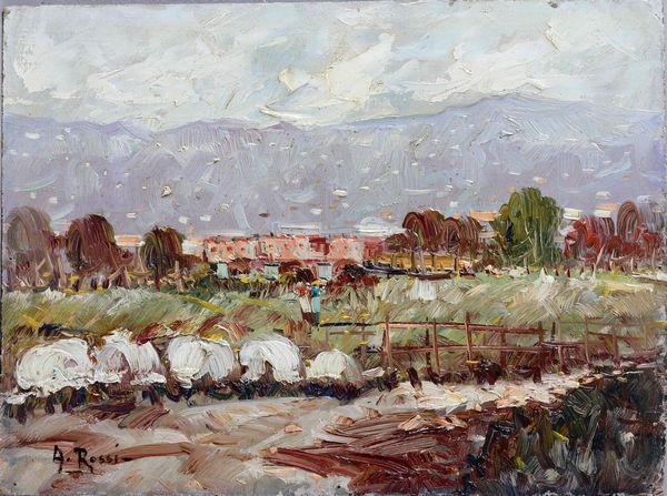 ,Alberto Rossi : Paesaggio  - Asta Dipinti del XIX e XX secolo | Cambi Time - Associazione Nazionale - Case d'Asta italiane