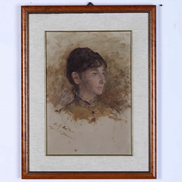 ,Carlo Pollonera : Ritratto di donna  - Asta Dipinti del XIX e XX secolo | Cambi Time - Associazione Nazionale - Case d'Asta italiane