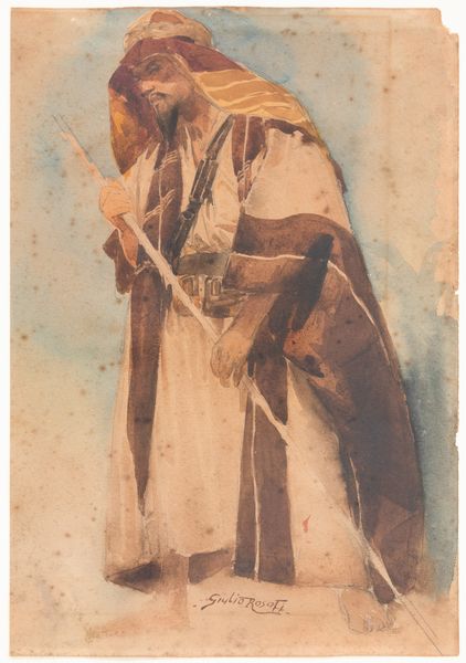 ,Giulio Rosati : Anziano con bastone<BR>Contadina  - Asta Dipinti del XIX e XX secolo | Cambi Time - Associazione Nazionale - Case d'Asta italiane