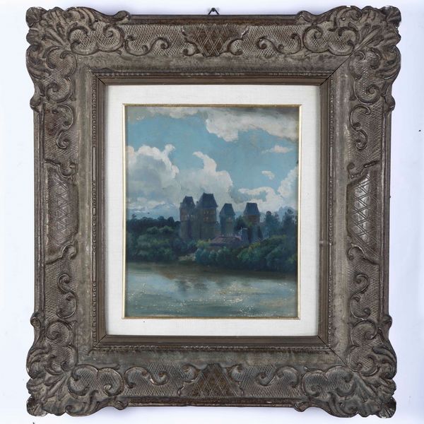 Pittore del XX secolo Paesaggio fluviale  - Asta Dipinti del XIX e XX secolo | Cambi Time - Associazione Nazionale - Case d'Asta italiane