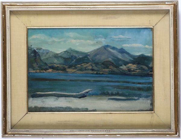 Pittore del XX secolo Paesaggio lacustre  - Asta Dipinti del XIX e XX secolo | Cambi Time - Associazione Nazionale - Case d'Asta italiane