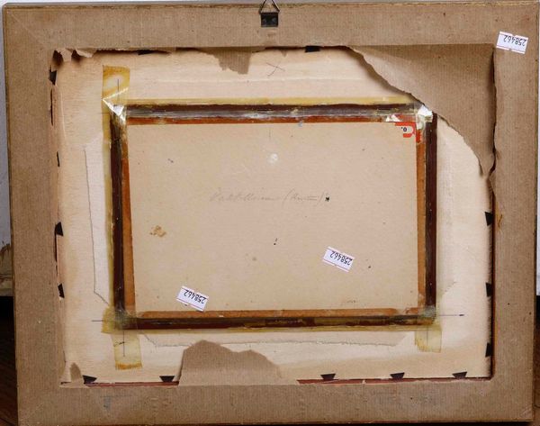 ,Anton Federico Leonardi : Casolare in Valtellina  - Asta Dipinti del XIX e XX secolo | Cambi Time - Associazione Nazionale - Case d'Asta italiane