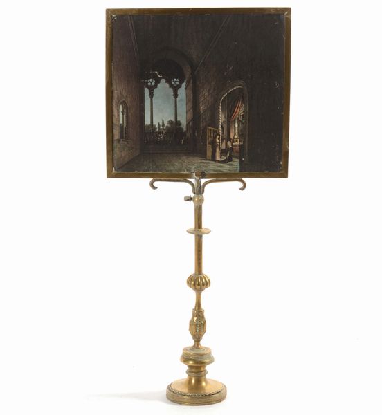 Scuola napoletana, XIX secolo Interno con figure  - Asta Dipinti del XIX e XX secolo | Cambi Time - Associazione Nazionale - Case d'Asta italiane