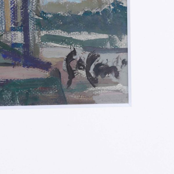 ,Giovanni Solari : Coppia di paesaggi con case  - Asta Dipinti del XIX e XX secolo | Cambi Time - Associazione Nazionale - Case d'Asta italiane