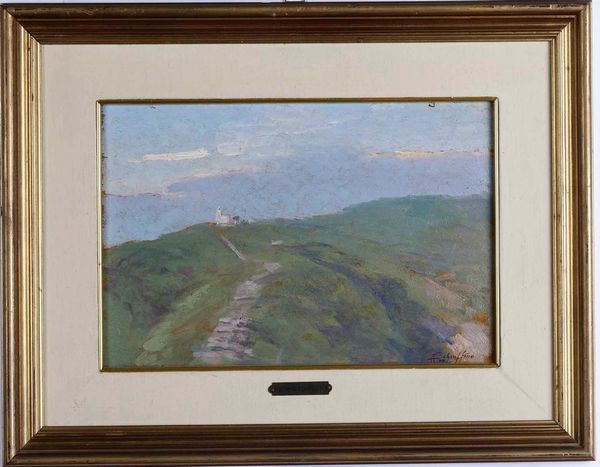 ,Antonio Schiaffino : Chiesetta bianca  - Asta Dipinti del XIX e XX secolo | Cambi Time - Associazione Nazionale - Case d'Asta italiane