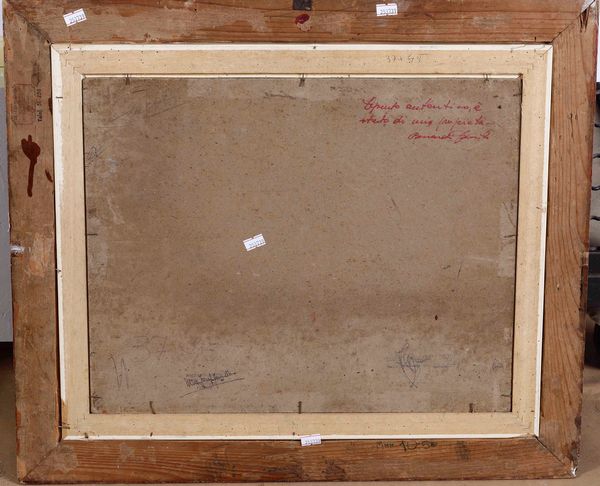 Artista del XIX - XX secolo Paesaggio con figura  - Asta Dipinti del XIX e XX secolo | Cambi Time - Associazione Nazionale - Case d'Asta italiane