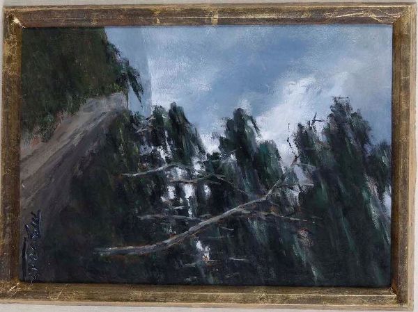 Mario Bordi (1896-1980) Burrasca estiva  - Asta Dipinti del XIX e XX secolo | Cambi Time - Associazione Nazionale - Case d'Asta italiane