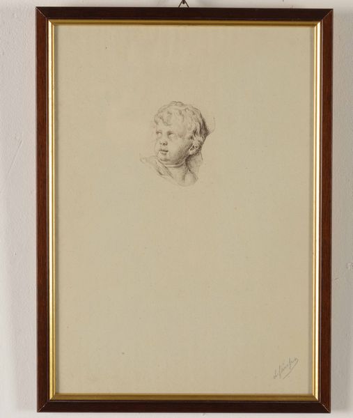 Scuola italiana, fine secolo XIX inizi secolo XX Studio per testa di fanciullo  - Asta Dipinti del XIX e XX secolo | Cambi Time - Associazione Nazionale - Case d'Asta italiane