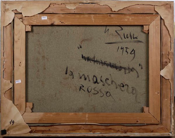 ,Mario Russo : Cotillons di carnevale, 1959  - Asta Dipinti del XIX e XX secolo | Cambi Time - Associazione Nazionale - Case d'Asta italiane