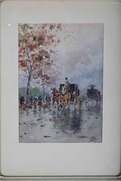 ,Michele Catti : Vedute cittadine con figure  - Asta Dipinti del XIX e XX secolo | Cambi Time - Associazione Nazionale - Case d'Asta italiane