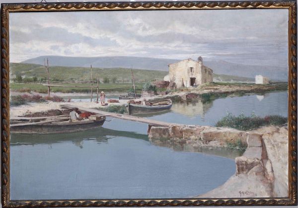 Giuseppe Garzolini (1850-1938) Paesaggio veneto  - Asta Dipinti del XIX e XX secolo | Cambi Time - Associazione Nazionale - Case d'Asta italiane