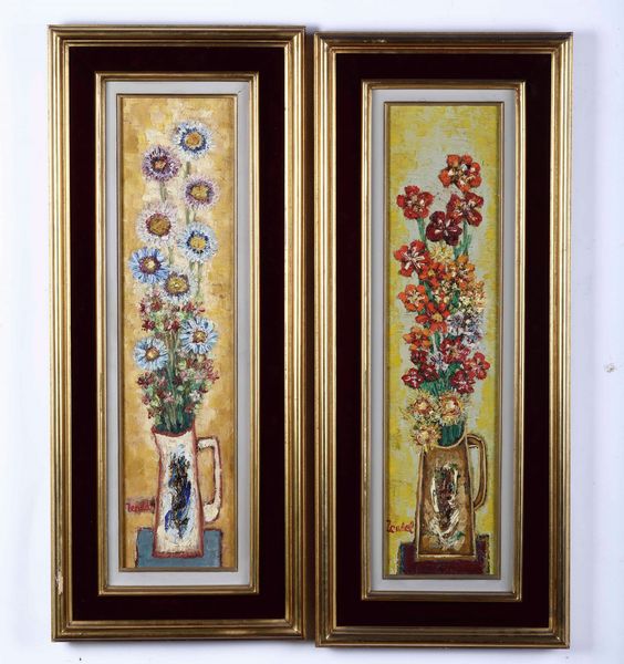 Gabriel Zendel (1906-1992) Vasi con fiori  - Asta Dipinti del XIX e XX secolo | Cambi Time - Associazione Nazionale - Case d'Asta italiane