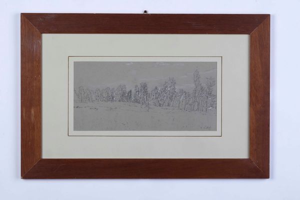 Artista del XIX secolo Alberi  - Asta Dipinti del XIX e XX secolo | Cambi Time - Associazione Nazionale - Case d'Asta italiane