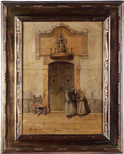 A. Dressler (XIX secolo) Figure di anziane  - Asta Dipinti del XIX e XX secolo | Cambi Time - Associazione Nazionale - Case d'Asta italiane