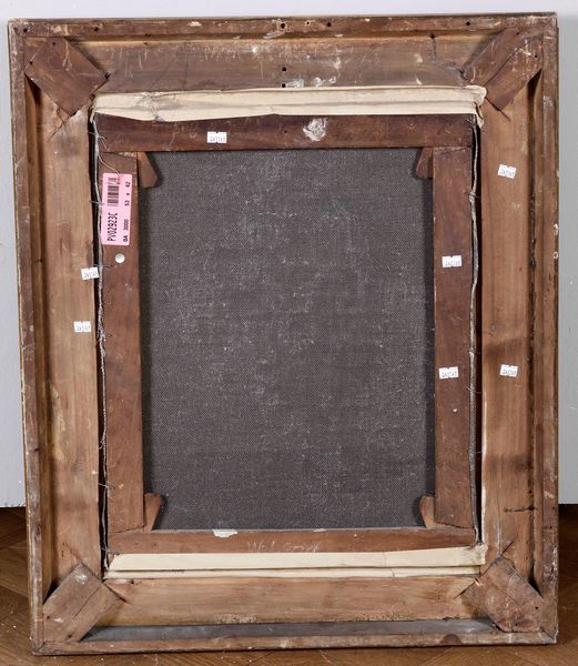 ,Vittorio Capessiero : Pescatori con Vesuvio sullo sfondo  - Asta Dipinti del XIX e XX secolo | Cambi Time - Associazione Nazionale - Case d'Asta italiane