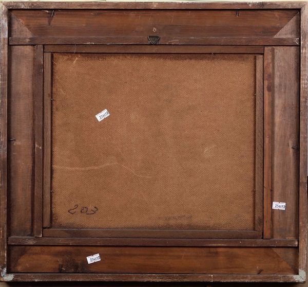 Pittore del XX secolo Pendio roccioso sul mare  - Asta Dipinti del XIX e XX secolo | Cambi Time - Associazione Nazionale - Case d'Asta italiane