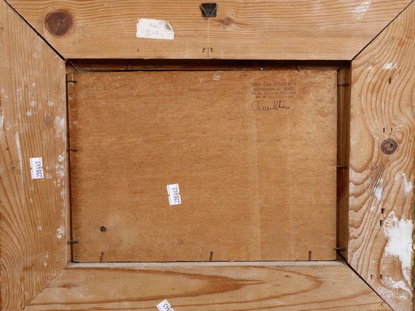 ,Angelo Balbi : Case bianche  - Asta Dipinti del XIX e XX secolo | Cambi Time - Associazione Nazionale - Case d'Asta italiane