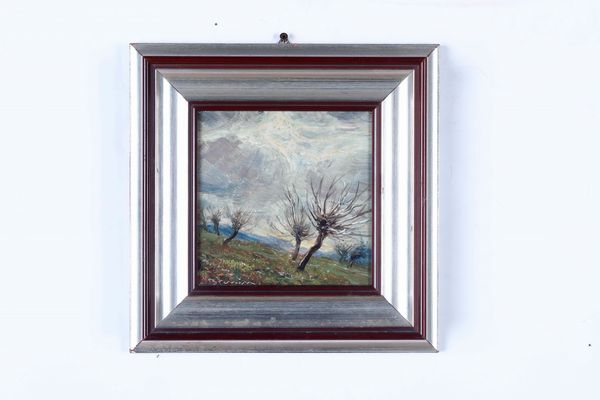 ,Berto Ferrari : Alberi  - Asta Dipinti del XIX e XX secolo | Cambi Time - Associazione Nazionale - Case d'Asta italiane