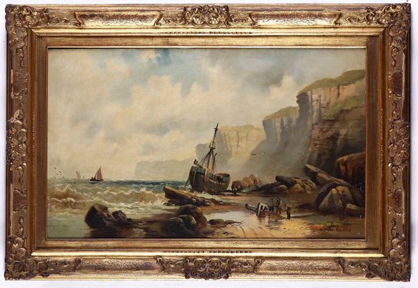 Geo Callow Paesaggio marino  - Asta Dipinti del XIX e XX secolo | Cambi Time - Associazione Nazionale - Case d'Asta italiane