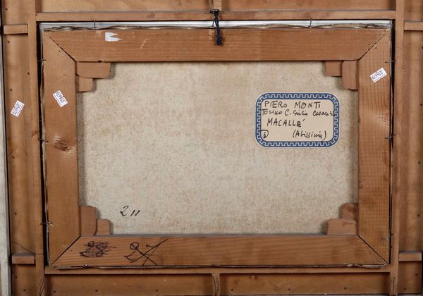 ,Piero Monti : Macall� (Abissinia)  - Asta Dipinti del XIX e XX secolo | Cambi Time - Associazione Nazionale - Case d'Asta italiane