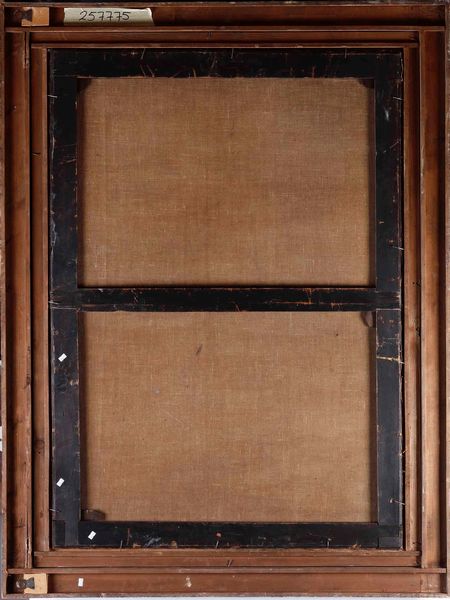 Scuola del XIX secolo Paesaggio con lago e pescatori  - Asta Dipinti del XIX e XX secolo | Cambi Time - Associazione Nazionale - Case d'Asta italiane