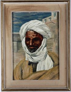 ,Piero Monti : Beduino della Sinte (Libia)  - Asta Dipinti del XIX e XX secolo | Cambi Time - Associazione Nazionale - Case d'Asta italiane