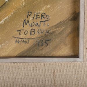 ,Piero Monti : Beduino della Sinte (Libia)  - Asta Dipinti del XIX e XX secolo | Cambi Time - Associazione Nazionale - Case d'Asta italiane