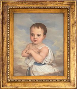 ,Franz Lenbach : Figura di bambino, 1860  - Asta Dipinti del XIX e XX secolo | Cambi Time - Associazione Nazionale - Case d'Asta italiane