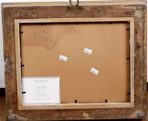 ,Luigi Bisi : Porto di Genova (scoglio Campana)  - Asta Dipinti del XIX e XX secolo | Cambi Time - Associazione Nazionale - Case d'Asta italiane