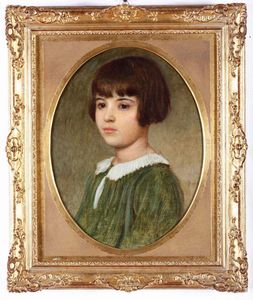 ,Carlo Stragliati - Ritratto di fanciulla