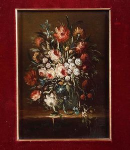 Pittore del XX secolo Vaso di fiori  - Asta Dipinti del XIX e XX secolo | Cambi Time - Associazione Nazionale - Case d'Asta italiane