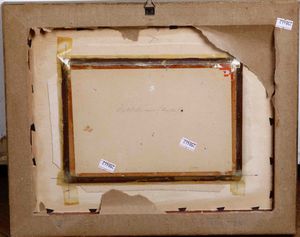 ,Anton Federico Leonardi : Casolare in Valtellina  - Asta Dipinti del XIX e XX secolo | Cambi Time - Associazione Nazionale - Case d'Asta italiane