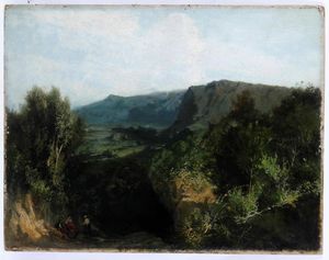 ,Emanuel Fox : Paesaggio  - Asta Dipinti del XIX e XX secolo | Cambi Time - Associazione Nazionale - Case d'Asta italiane