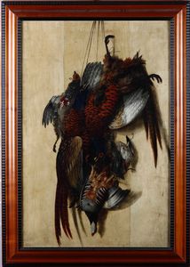 ,Oreste Costa - Natura morta di volatili