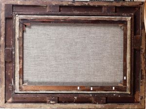 Theo Hyslop (1856-1933) Paesaggio con cacciatore  - Asta Dipinti del XIX e XX secolo | Cambi Time - Associazione Nazionale - Case d'Asta italiane