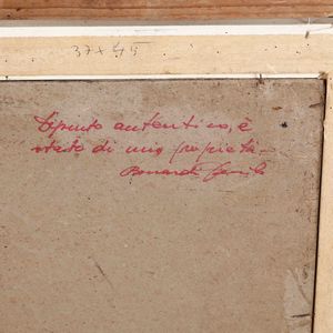 Artista del XIX - XX secolo Paesaggio con figura  - Asta Dipinti del XIX e XX secolo | Cambi Time - Associazione Nazionale - Case d'Asta italiane