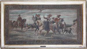 ,Raffaele Pontremoli - Dame e Cavalieri a cavallo