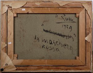 ,Mario Russo : Cotillons di carnevale, 1959  - Asta Dipinti del XIX e XX secolo | Cambi Time - Associazione Nazionale - Case d'Asta italiane