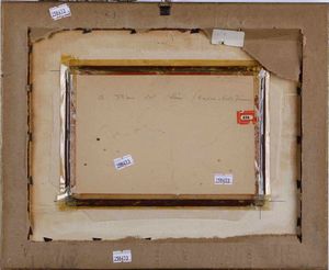 ,Anton Federico Leonardi : Paesaggio montano (Cadore)  - Asta Dipinti del XIX e XX secolo | Cambi Time - Associazione Nazionale - Case d'Asta italiane