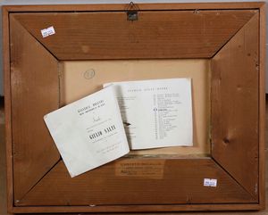 Giulio Salti (1899-1984) Panni stesi  - Asta Dipinti del XIX e XX secolo | Cambi Time - Associazione Nazionale - Case d'Asta italiane